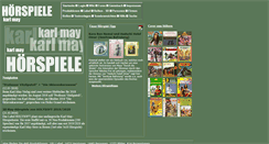 Desktop Screenshot of karl-may-hoerspiele.info