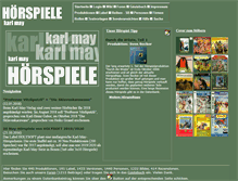 Tablet Screenshot of karl-may-hoerspiele.info